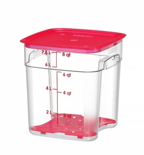 Pojemnik Na Żywność Camsquares Fresh Pro 7,6l 229x229x243 | CAMBRO 8SFSPROCW135