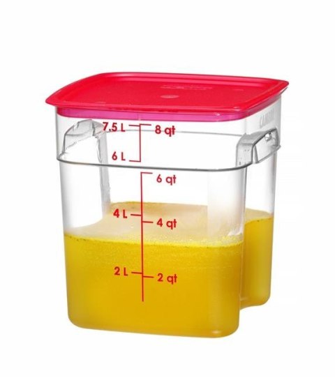 Pojemnik Na Żywność Camsquares Fresh Pro 7,6l 229x229x243 | CAMBRO 8SFSPROCW135
