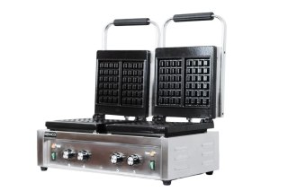 Profesjonalna Gofrownica Podwójna Elektryczna 2 X 2000W | HASPOL I-GOFR.2