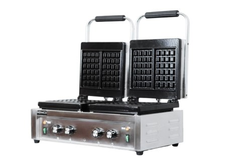 Profesjonalna Gofrownica Podwójna Elektryczna 2 X 2000W | HASPOL I-GOFR.2