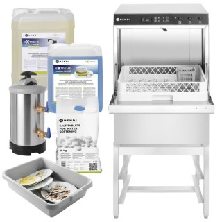 Zmywarka Gastronomiczna z Pompą i Podstawą KOMPLETNA 237366 (Zestaw XXL) | HENDI 237366XXL