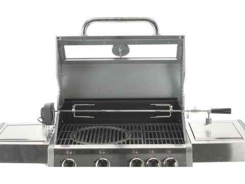 Grill Gazowy Itami 4+1 Stal Nierdzewna 14,2 kW z Szybą | YATO YG-20003