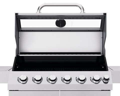 Grill Gazowy Itami 6+1 Stal Nierdzewna 20,5 kW z Szybą | YATO YG-20016