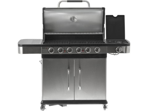 Grill Gazowy Ogrodowy Zushi 6+1 Stal Nierdzewna 20,2 kW | YATO YG-20004
