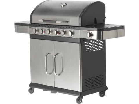 Grill Gazowy Ogrodowy Zushi 6+1 Stal Nierdzewna 20,2 kW | YATO YG-20004