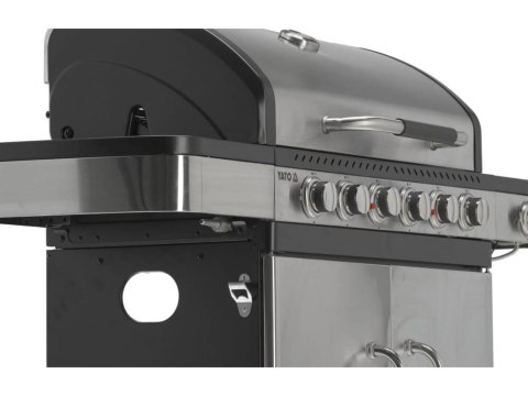 Grill Gazowy Ogrodowy Zushi 6+1 Stal Nierdzewna 20,2 kW | YATO YG-20004