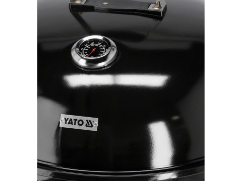 Grill Węglowy Okrągły 54cm Czarny | YATO YG-20300