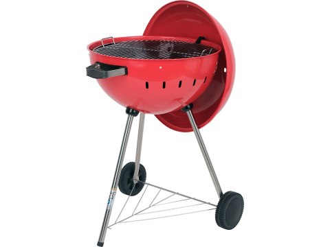 Grill Węglowy Okrągły 54cm Czerwony | YATO YG-20304