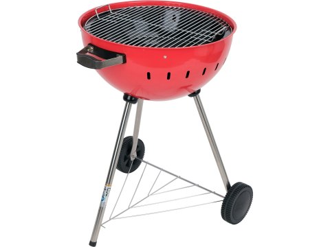 Grill Węglowy Okrągły 54cm Czerwony | YATO YG-20304