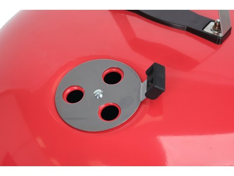 Grill Węglowy Okrągły 54cm Czerwony | YATO YG-20304