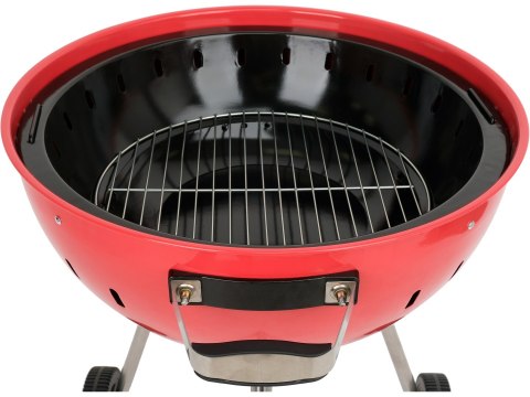 Grill Węglowy Okrągły 54cm Czerwony | YATO YG-20304