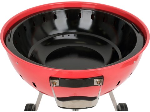 Grill Węglowy Okrągły 54cm Czerwony | YATO YG-20304