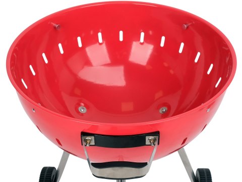 Grill Węglowy Okrągły 54cm Czerwony | YATO YG-20304
