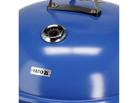 Grill Węglowy Okrągły 54cm Niebieski | YATO YG-20302