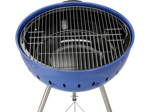 Grill Węglowy Okrągły 54cm Niebieski | YATO YG-20302