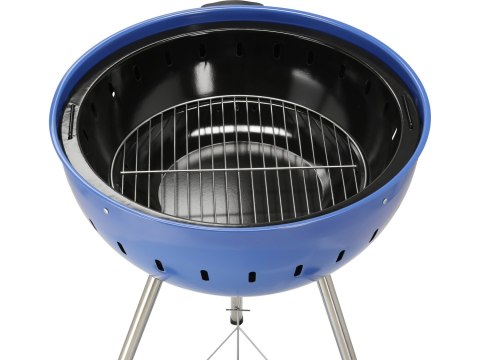 Grill Węglowy Okrągły 54cm Niebieski | YATO YG-20302