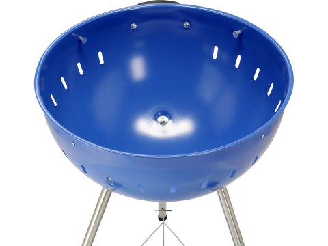 Grill Węglowy Okrągły 54cm Niebieski | YATO YG-20302