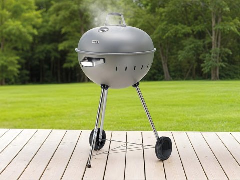 Grill Węglowy Okrągły 54cm Szary | YATO YG-20301
