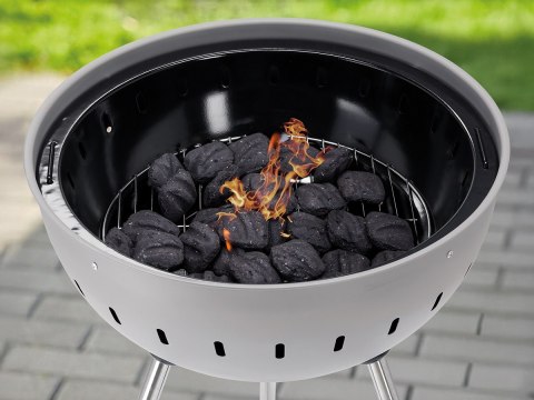 Grill Węglowy Okrągły 54cm Szary | YATO YG-20301