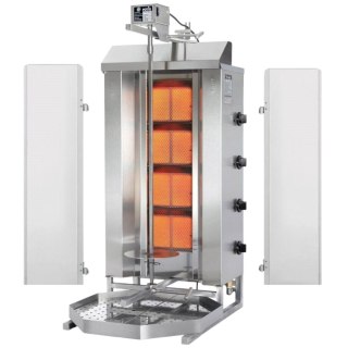 Kebab Opiekacz Gazowy do Kebaba Grill Gd4 Gaz Butlowy + Osłony Boczne | POTIS 777540_PT0052