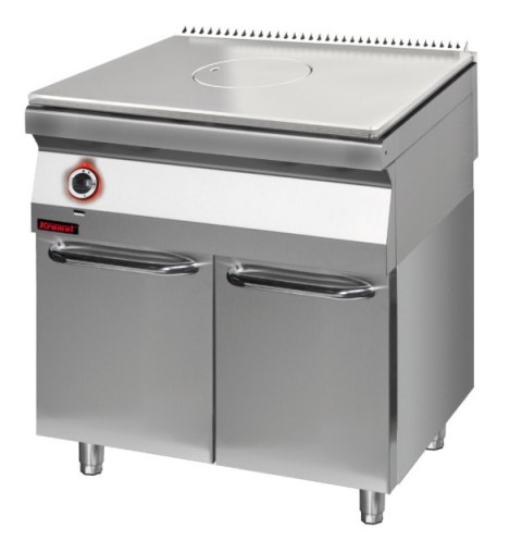 Kuchnia Gazow Chromowana 800 mm Na Podstawie | KROMET 700.KG/I-800.S.D