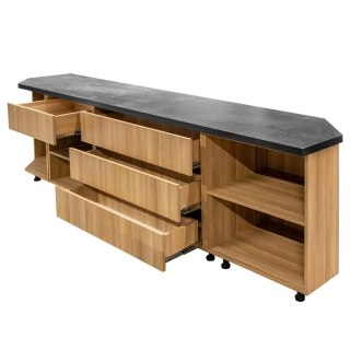 Lada Sklepowa Sprzedażowa Dąb Amerykański 2900x600x1130mm | MPP000678