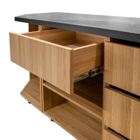 Lada Sklepowa Sprzedażowa Dąb Amerykański 2900x600x1130mm | MPP000678