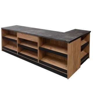 Lada Sklepowa Sprzedażowa Dąb Kraft 3600x600x870mm | MPP000216