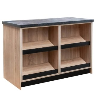 Lada Sklepowa Sprzedażowa Dąb Sonoma 1250x600x900mm | MPP000588