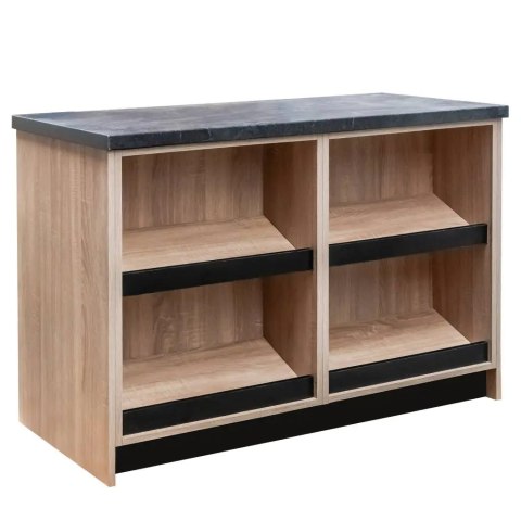 Lada Sklepowa Sprzedażowa Dąb Sonoma 1250x600x900mm | MPP000588