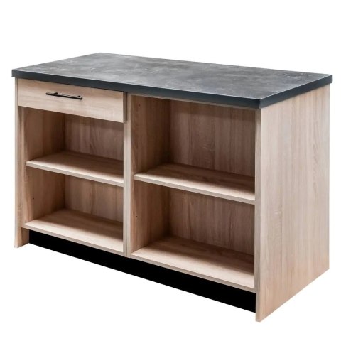 Lada Sklepowa Sprzedażowa Dąb Sonoma 1250x600x900mm | MPP000588