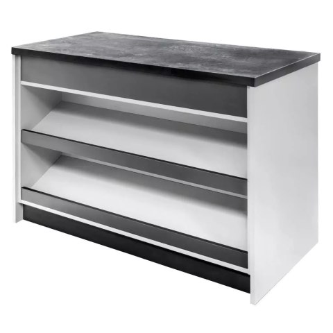 Lada Sklepowa Sprzedażowa Szary Jasny 1200x600x900mm | MPP000413