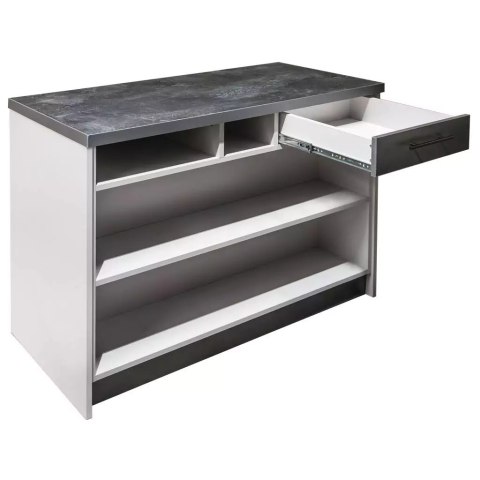 Lada Sklepowa Sprzedażowa Szary Jasny 1200x600x900mm | MPP000413