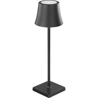 Lampka Stołowa Led Bezprzewodowa Czarna 375 mm | STALGAST 694371