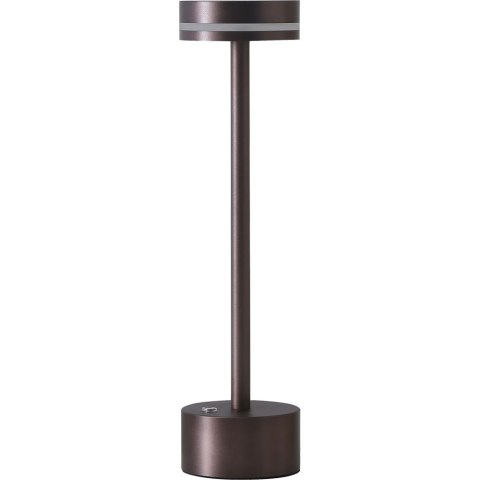 Lampka Stołowa Led Brązowa Bezprzewodowa 320 mm | STALGAST 694321