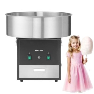 Maszyna do Waty Cukrowej Czarna Na Festyn Profesjonalna | HENDI 282816