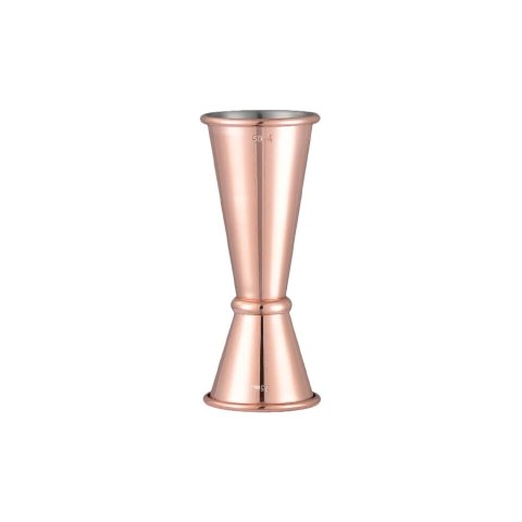 Miarka Barmańska Dwustronna Jigger Miedziana 0,025-0,05l | STALGAST 474306