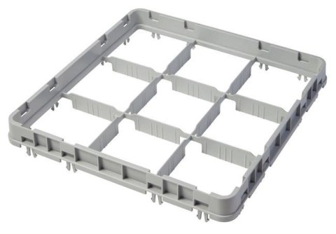 Nadstawka do Koszy Half Drop 500x500 E2 (3x3) Przegródki: 150x150 | CAMBRO 9E2151