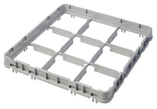 Nadstawka do Koszy Half Drop 500x500 Szara Model E2 9 Przegródek | CAMBRO 9E2151