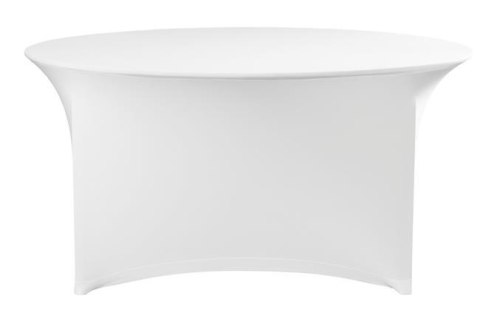 Obrus Okrągły Biały ⌀1500x760mm Poliester | HENDI 814512