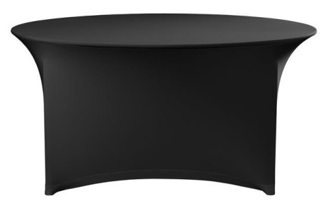 Obrus Okrągły Czarny ⌀1500x760mm Poliester | HENDI 814529