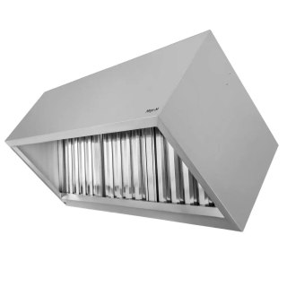 Okap Gastronomiczny Skrzyniowy 150x100x50 Stal Nierdzewna | MTP005856