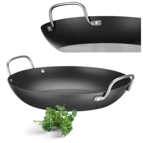 Patelnia ze Stali Węglowej do Serwowania ⌀204x240 | HENDI 627945