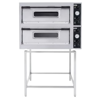 Piec do Pizzy Prismafood Basic Xl44 2-Komorowy 400V 12kW z Podstawą | HENDI 1F010205227169