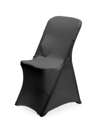 Pokrowiec Na Krzesło Czarny 540x440x840 Elastyczny | HENDI 816370