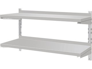 Półka Wisząca Podwójna Nierdzewna 1500x300x350mm | YATO YG-08948
