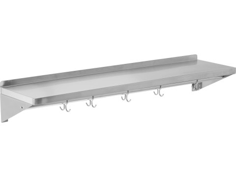 Półka Wisząca z Haczykami Pojedyncza 1500x300x180mm | YATO YG-08938