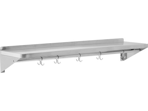 Półka Wisząca z Haczykami Pojedyncza 1500x300x180mm | YATO YG-08938