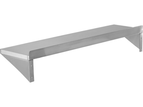 Półka Wisząca z Rantem Pojedyncza Nierdzewna 1200x300x180mm | YATO YG-08931