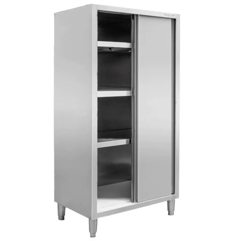 Profesjonalna Szafa Gastronomiczna Nierdzewna 2-Drzwiowa 80x50x180 | MTP001877